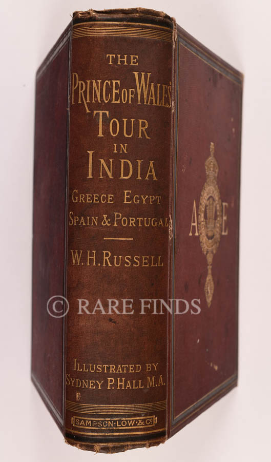 /data/Books/The Prince of Wales Tour in India Greece Egypt Spain and Portugal - Spine.JPG